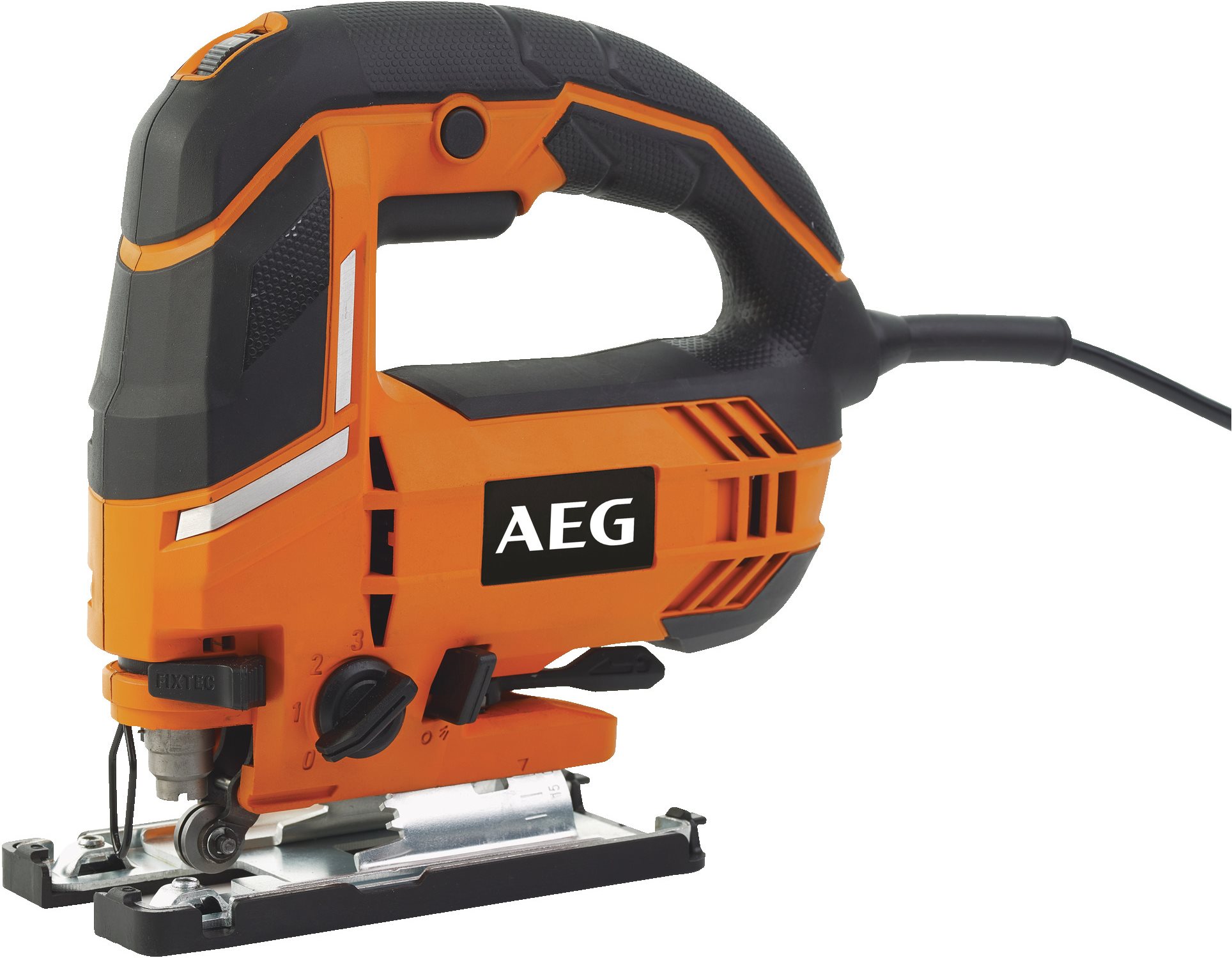 Scie Sauteuse AEG ST800XE 705W - Capacité Bois 110mm, Métal 10mm | Variateur Vitesse, Système FIXTEC