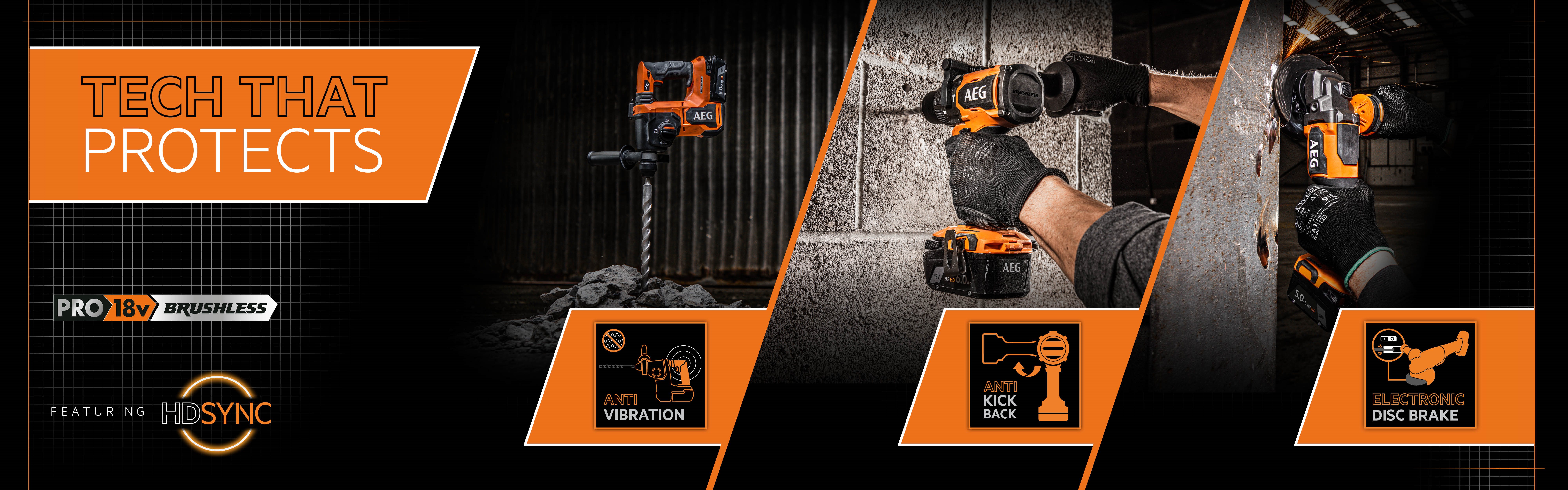 Image of AEG Powertools website